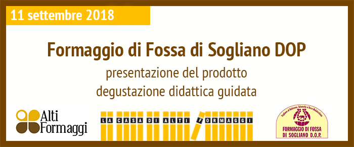 Formaggio di fossa di Sogliano DOP - 1° incontro