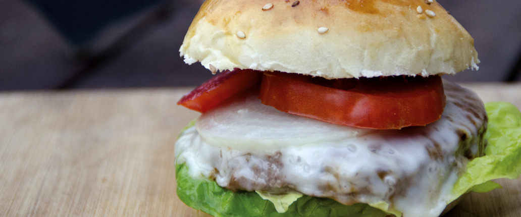 Taleggio PDO cheeseburger