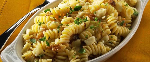 Fusilli al Salva Cremasco D.O.P. maggiorana e noci