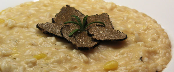 Risotto con patate, Taleggio D.O.P. e tartufo nero