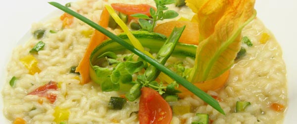 Risotto al Taleggio D.O.P. con verdure croccanti