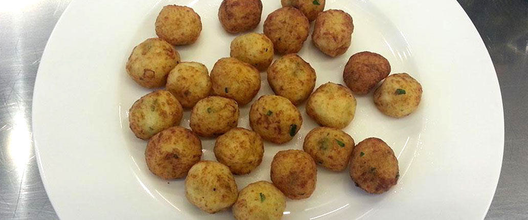 Polpette di porri al Salva Cremasco D.O.P.