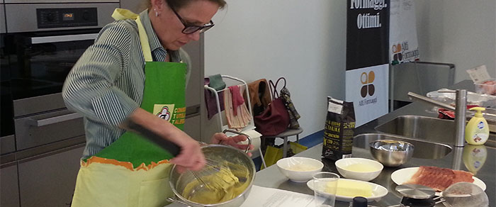 Prima lezione del Corso di cucina con Palma D’Onofrio