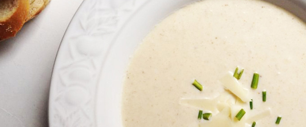 Roasted Cauliflower & Aged Provolone Valpadana PDO Soup