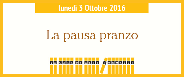 La pausa pranzo – con Lapo de Carlo