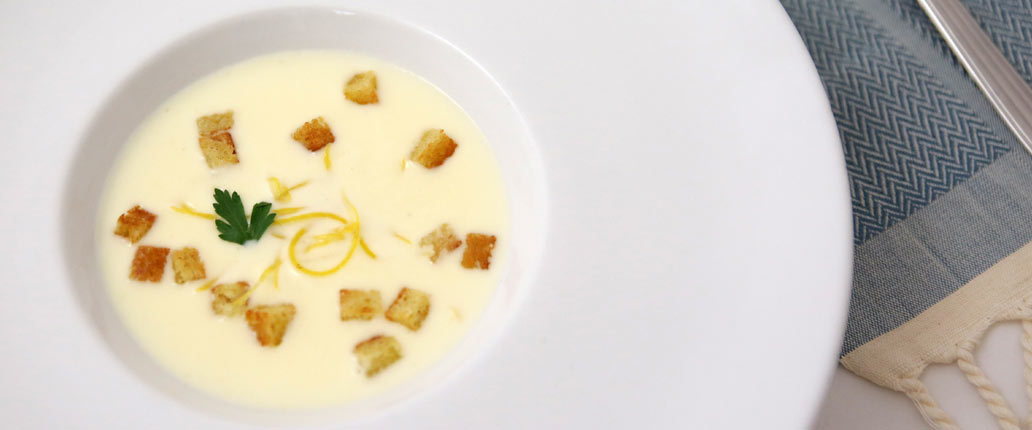 Fonduta di Taleggio D.O.P. con limoni canditi e pane croccante