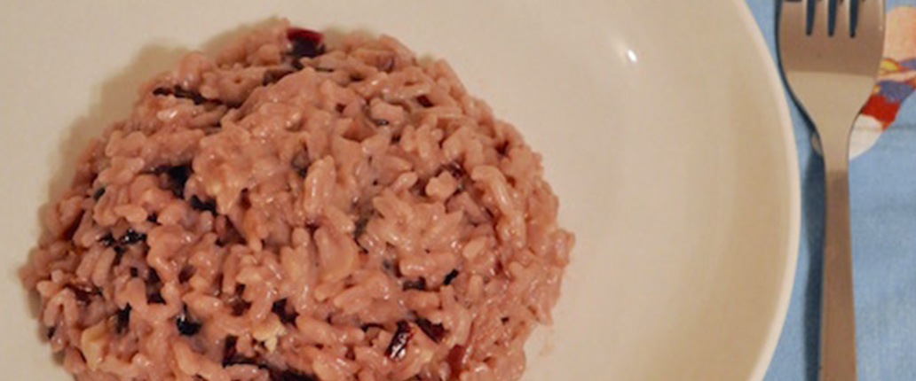 Risotto al radicchio e Taleggio D.O.P.