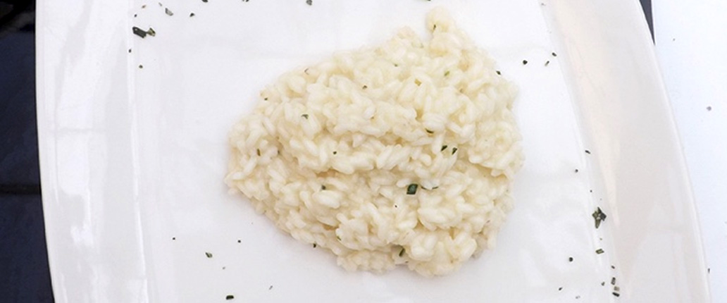 Risotto al timo, limone e Provolone Valpadana D.O.P.