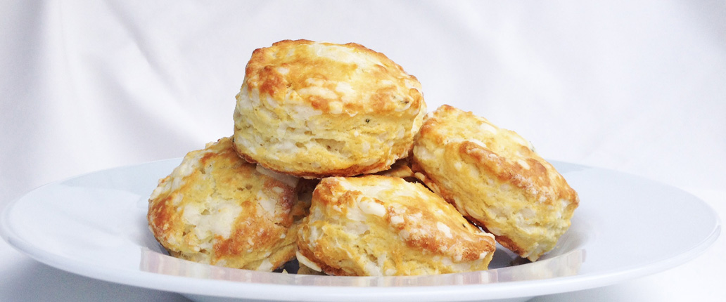 Scones with Aged Provolone Valpadana PDO Cheese